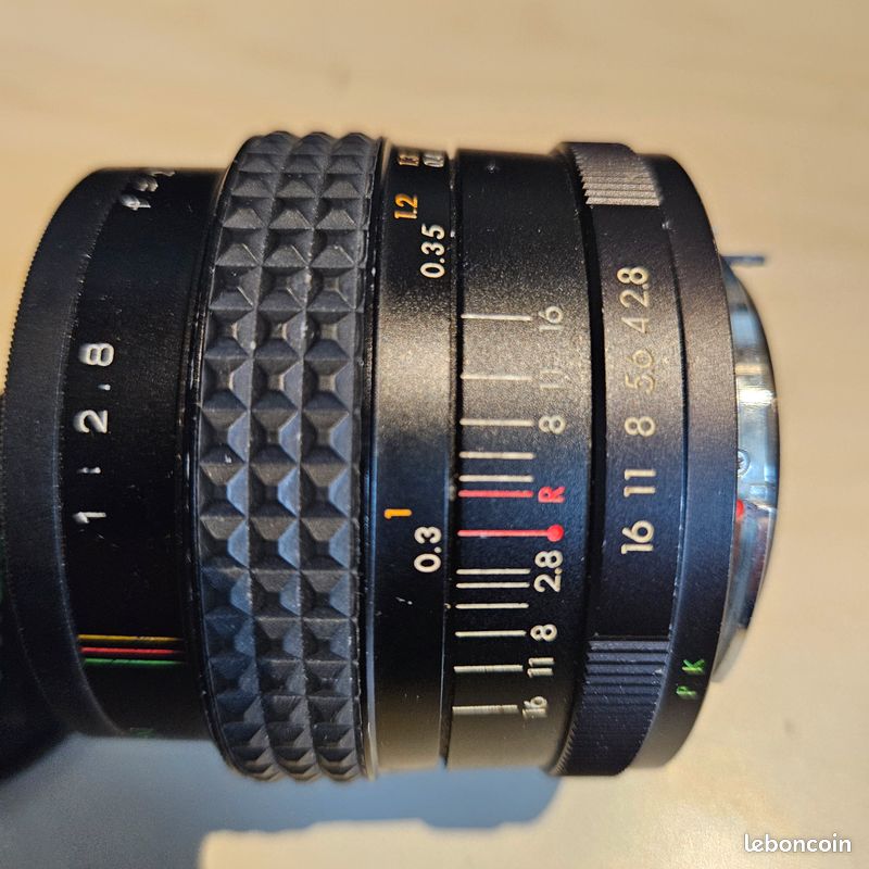 Objectif Grand Angle Makinon 28mm F/2.8 - Monture M/SR, Occasion, Fonctionnel, Pour Photo Argentique