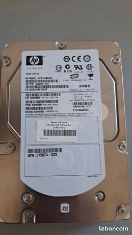 HP Invent EG0146FAWHU 146GB 10K SAS 2.5 Server Hard Drive 9FJ066-085 507119-003 HP Invent EG0146FAWHU 146GB 10K SAS 2.5 Server Hard Drive 9FJ066-085 507119-003