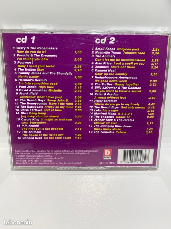 CD 3 COFFRETS / Hits des années 60 (image 4)