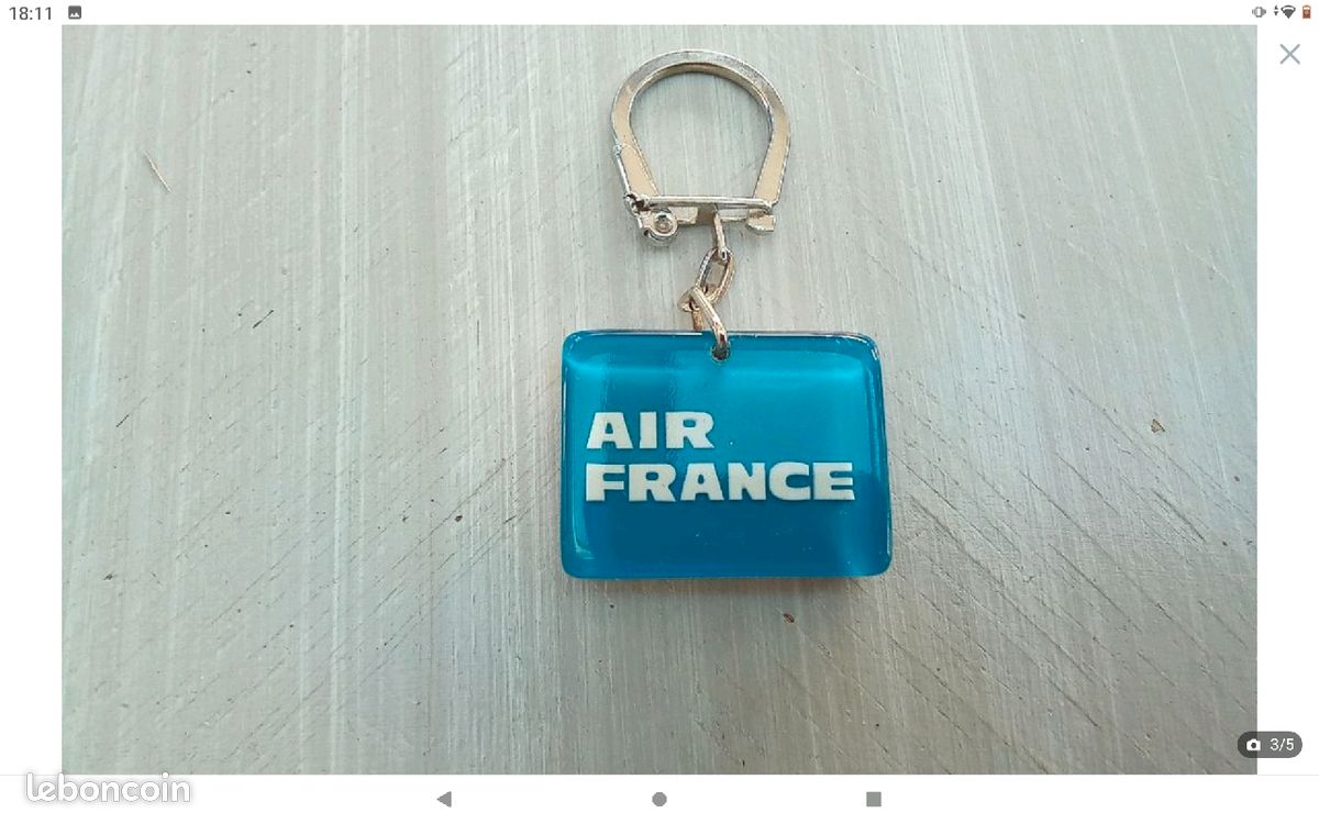 Porte-clés Avion Original En Métal Chromé - Personnalisable Avec Prénom, Livraison Rapide France