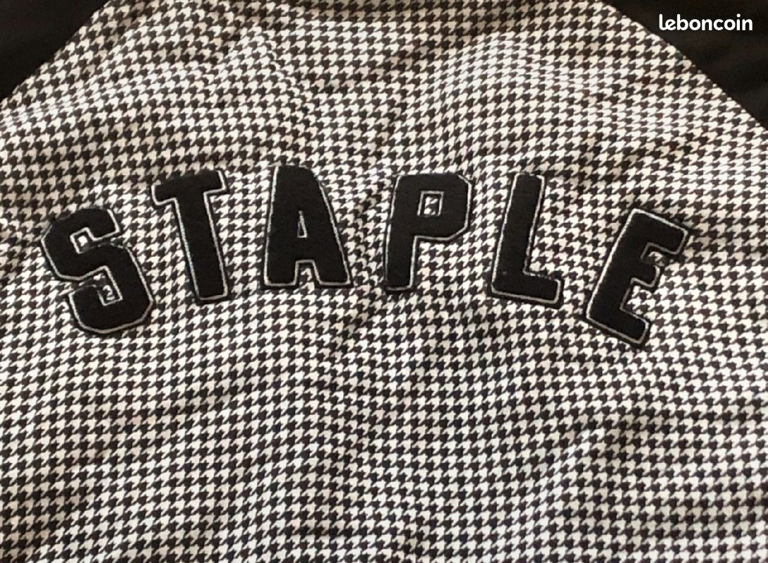 Blouson noir Staple XXL (image 2)