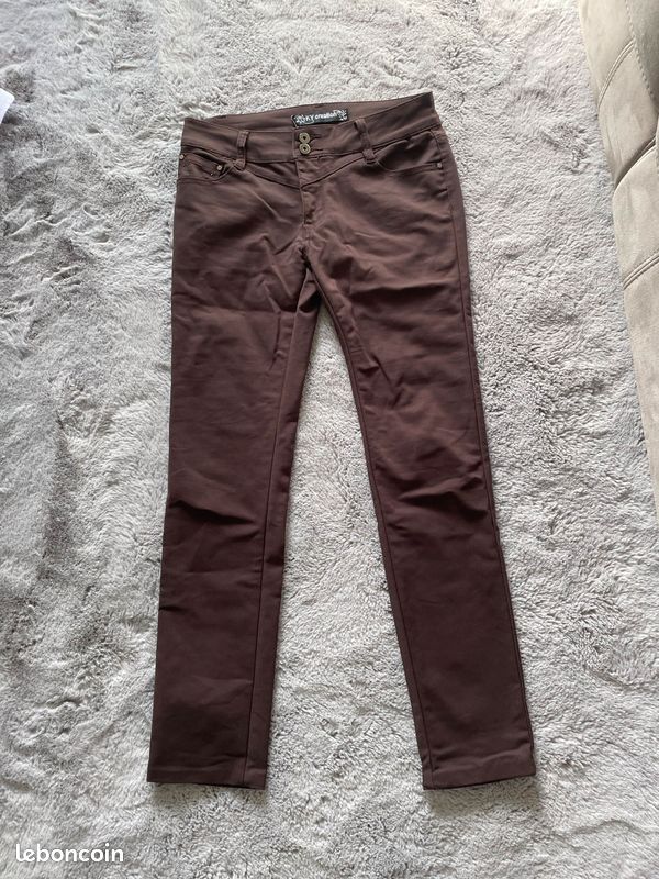Pantalon femme taille basse (image 1)