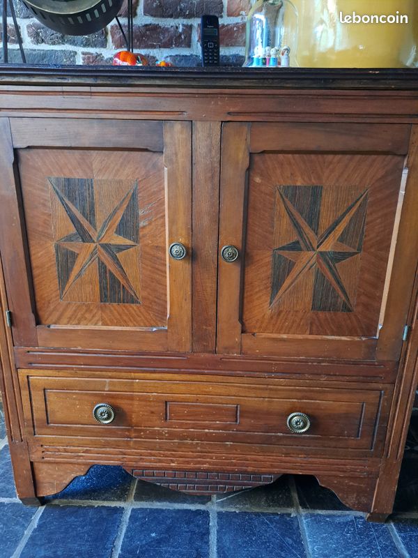 ARMOIRE basse 2 portes (image 2)