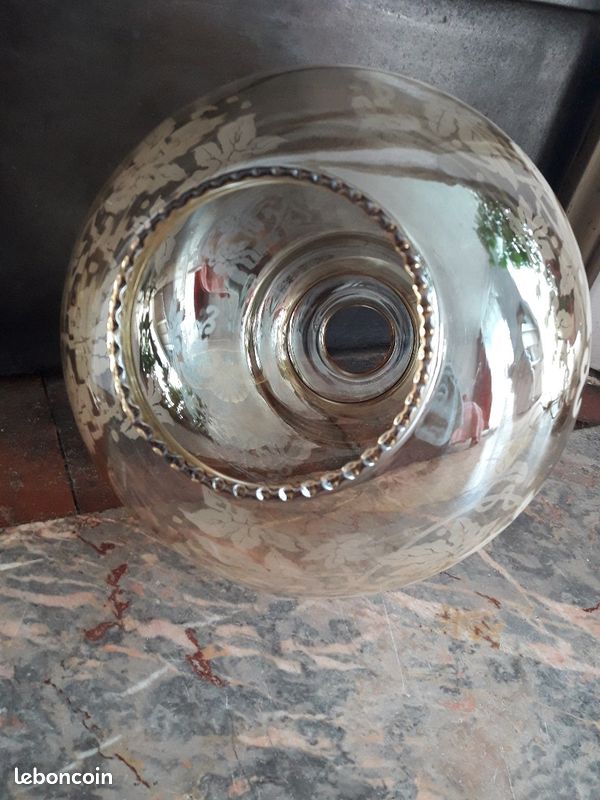 Abat jour en verre Sérigraphié (image 3)