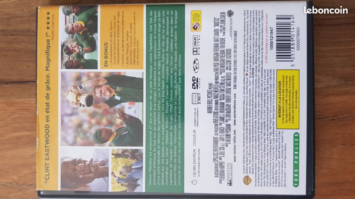 DVD Invictus (image 2)