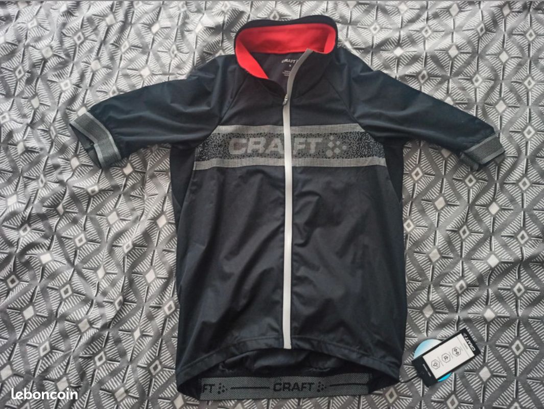 Maillot veste thermique coupe vent de cyclisme vélo Craft neuf (image 1)