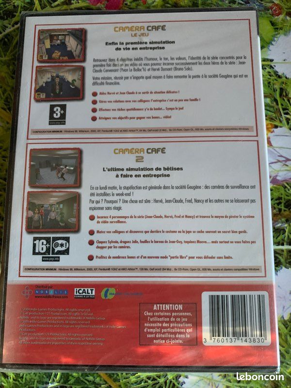 Jeu PC Camera Café Version Française - Bon état - Configuration Requise à Vérifier