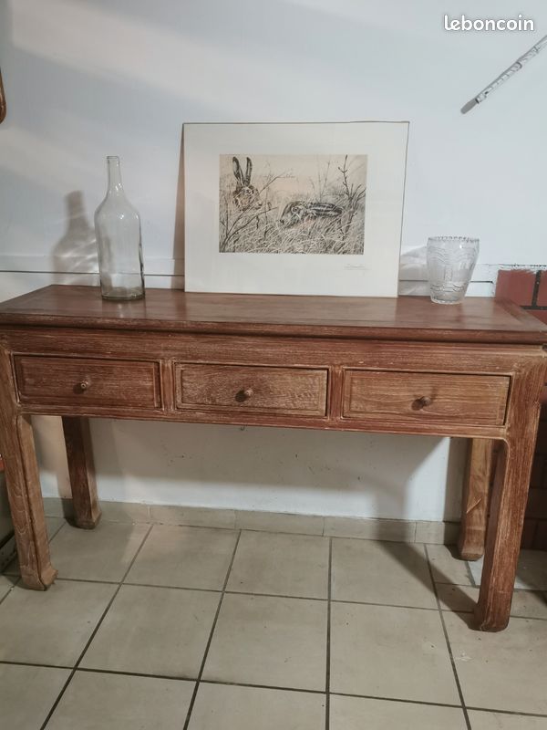 Console bois massif (image 2)