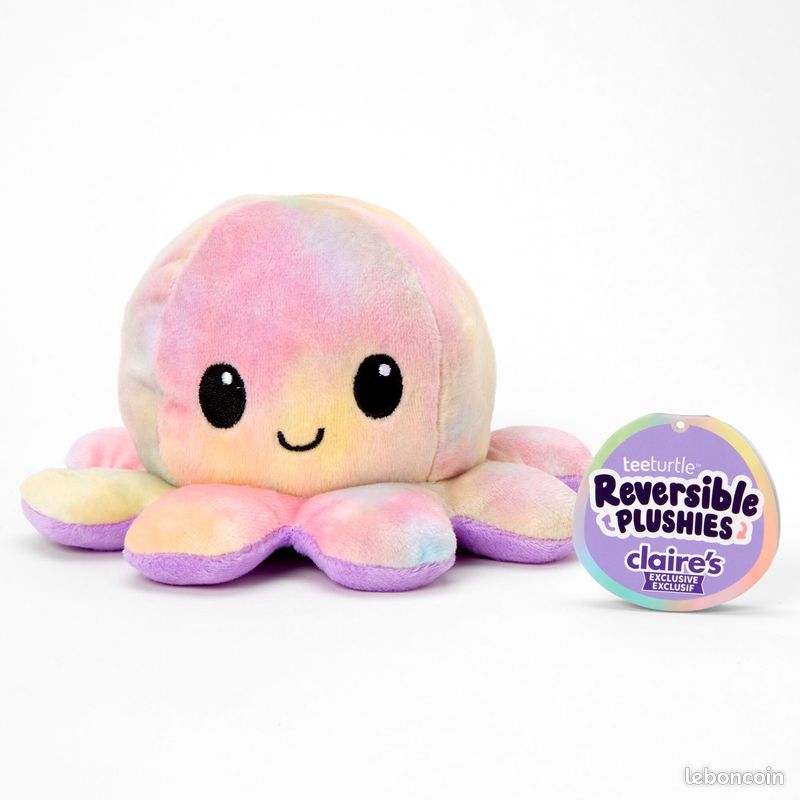 Pieuvre tie-dye peluche réversible Jeux Jouets