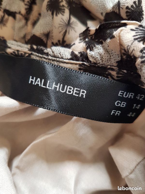 🤎Robe fluide motifs d'automne Hallhuber – Taille 44 (DE 42) – Très bon état (image 4)