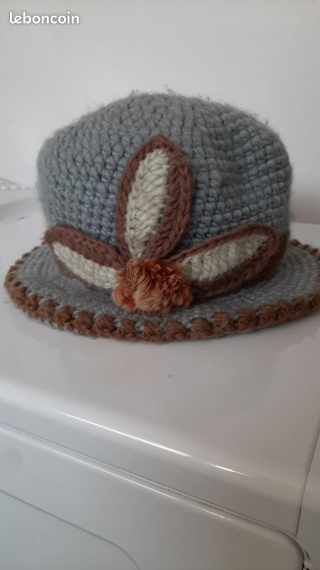 Chapeau Femme Hiver Marron Vintage, Beret laine bouillie livré en 48h