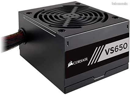 Alimentation Corsair VS SERIES VS650Watt Neuve (image 1)