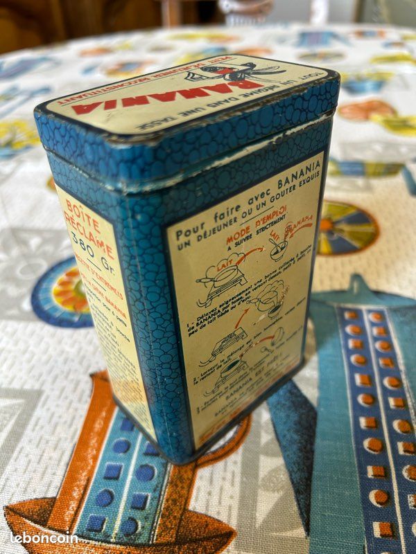 Boîte En Tôle Publicitaire Banania 'Y'a Bon' - Années 1930 - Collection Vintage