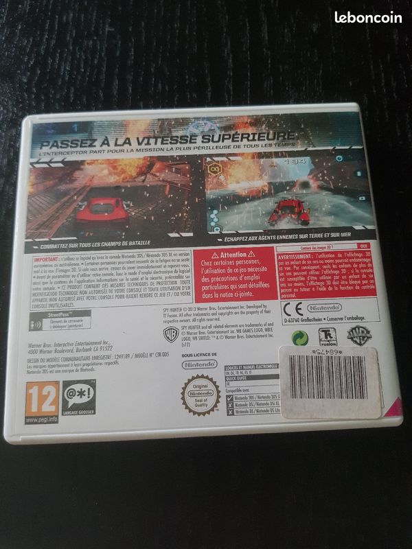 Jeux 3DS spy hunter (image 2)