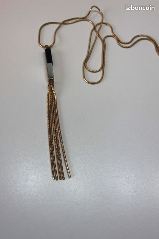 Long collier avec pendentif (bijoux fantaisie) (image 5)