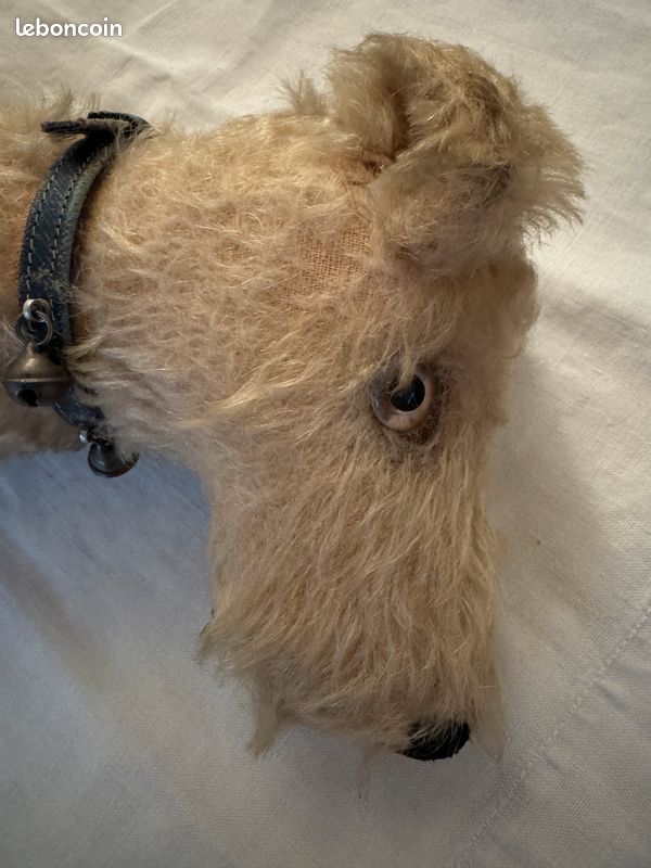 OURS ANCIEN PELUCHE 54 CM REMBOURRAGE PAILLE VINTAGE 1950 OLD TEDDY Bear M389 Imgx300 2360