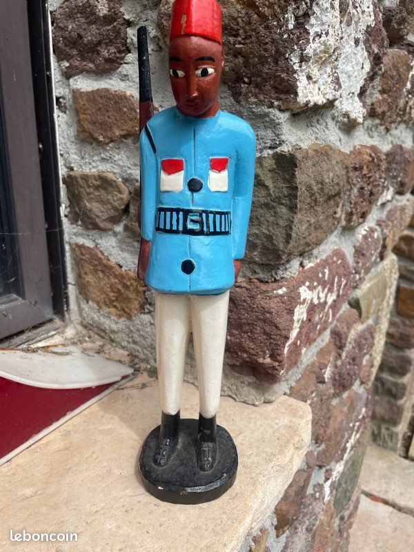 Figurine Peinte - Tirailleur Sénégalais - Collection France - État Neuf