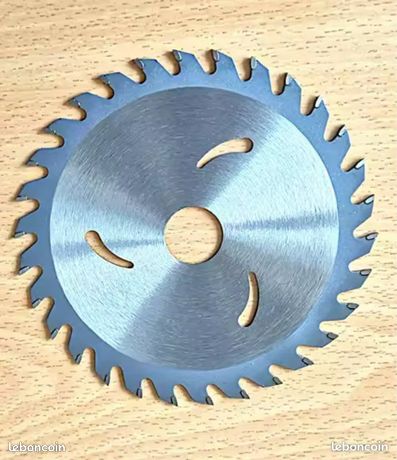 Lame De Scie Circulaire 125 Mm 40 Dents – Disque Carbure Tungstène Pour Bois, Contreplaqué, Stratifié, Placo Et Plastique – Alésage 22,23 Mm