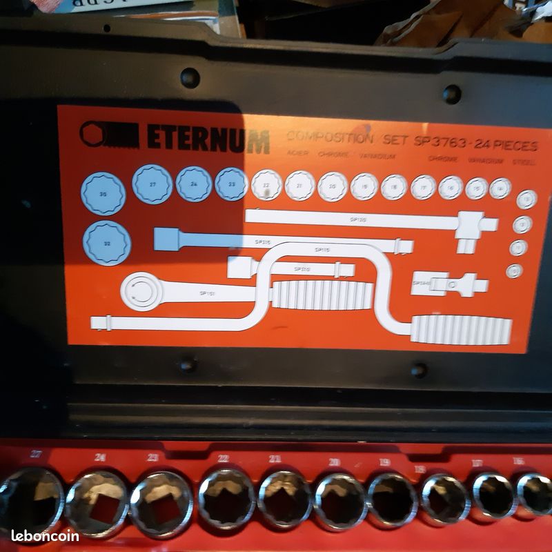 Mallette neuve outils clés à douille Eternum (image 3)