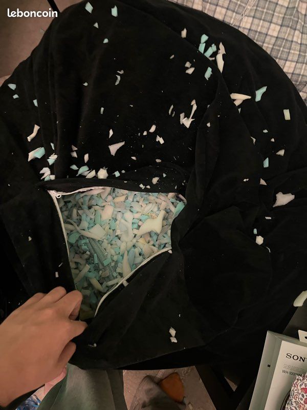 Rembourrage pouf (image 1)