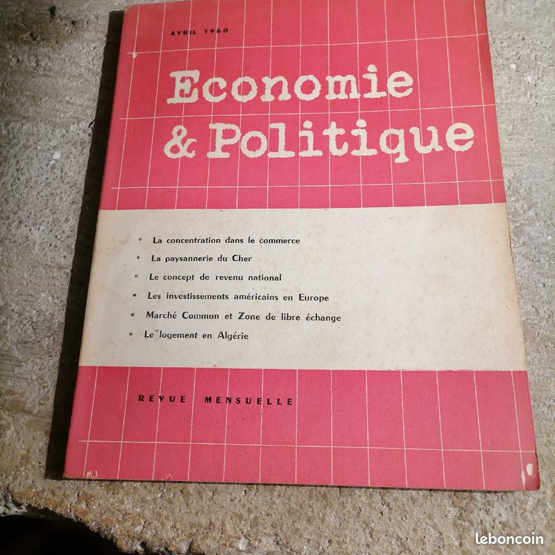 Lot de 10 numéros de la revue "économie et politique" (image 4)