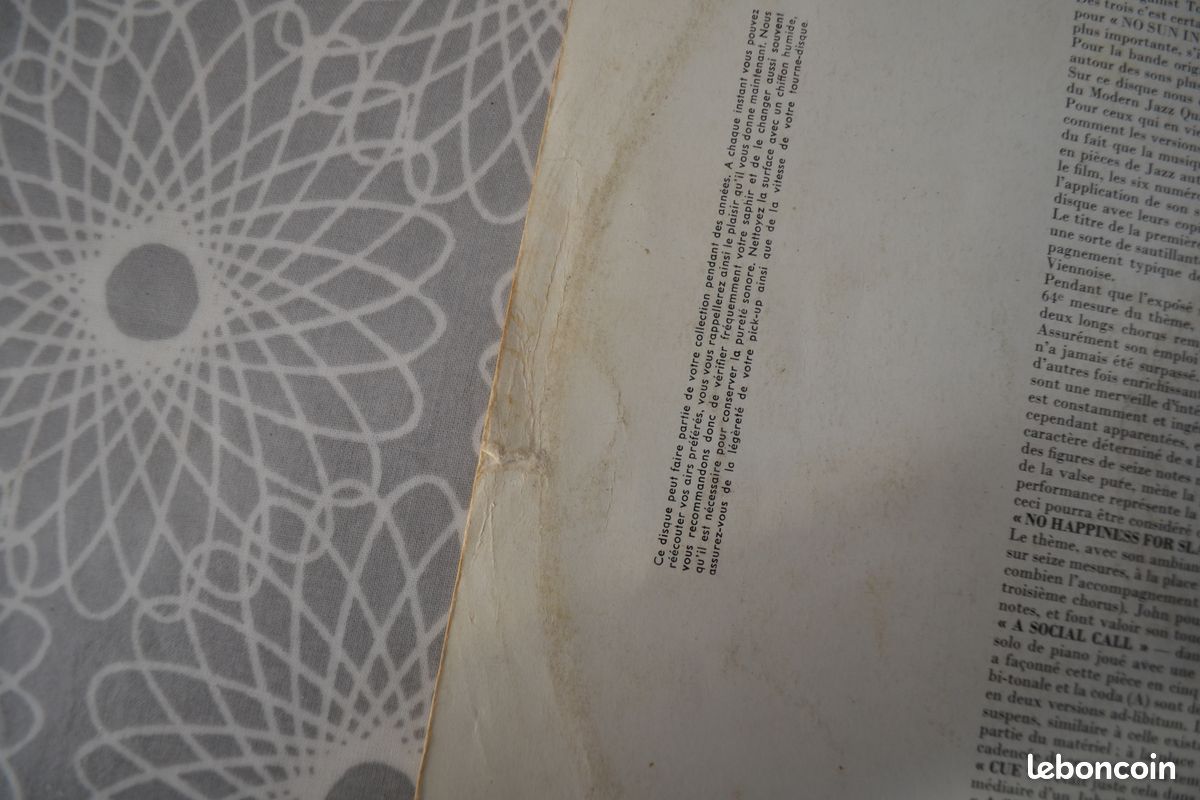 Disque vinyle Modern Jazz Quartet (image 3)