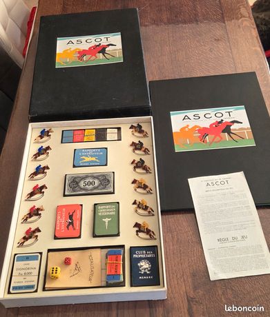 JEU ASCOT TOTOPOLY MIRO COURSE DE CHEVAUX