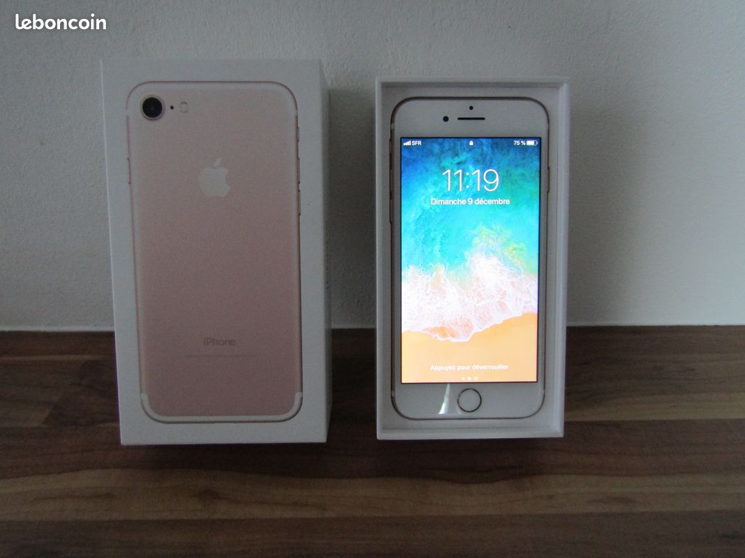 Iphone7 Rose Gold 32 GO - 96% Batterie - Comme Neuf (image 2)