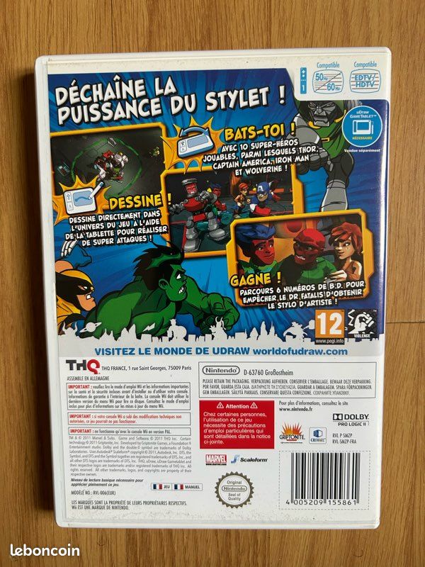 Jeu WII Marvel Super Hero squad comic combat (image 2)
