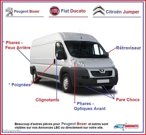 Feu Arrière Droit Pour Fiat Ducato, Peugeot Boxer, Citroën Jumper (2014-) - Référence OEM 1380673080 / 1612401580
