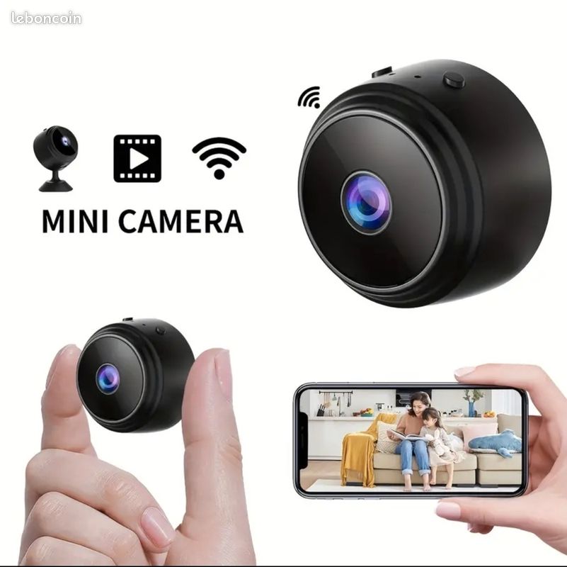Wifi Camera Espion, 4K Uhd Mini Camera Espion Sans Fil Invisible, Plug