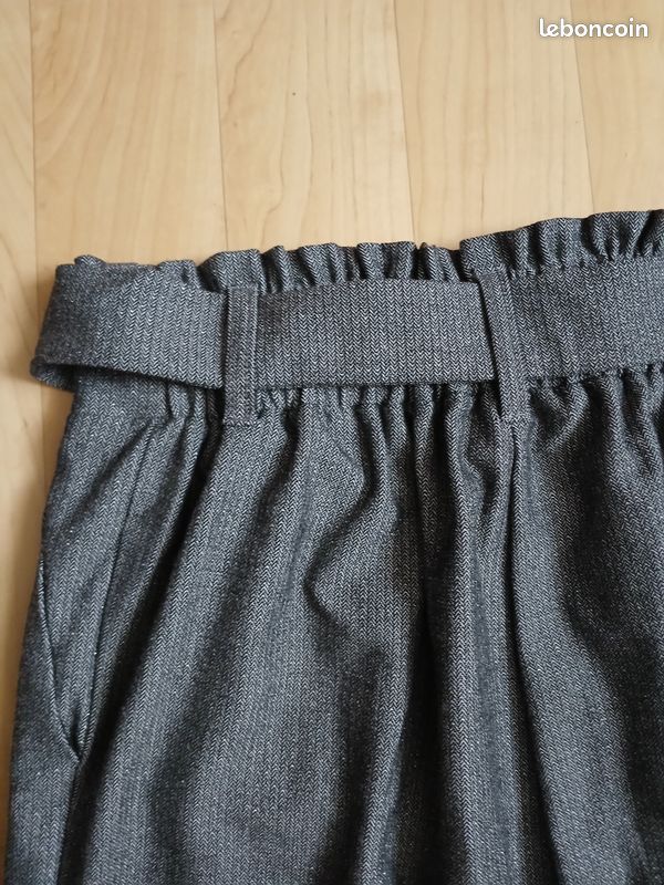 Pantalon Habillé NY&C Stretch Gris à Motif Plaid - Taille 12 - Neuf Avec étiquettes - Chine