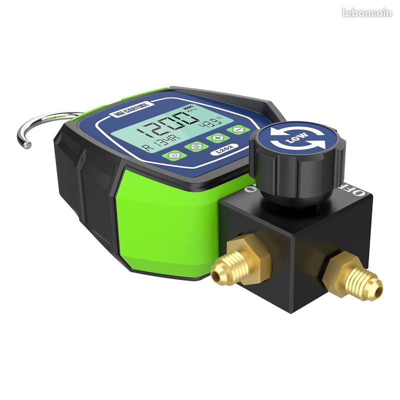 L202 Manomètre Numérique Gaz Basse Pression CVC Réfrigérant Collecteur Manomètres Numériques pour Systèmes de Réfrigération Climatiseurs R32 R410a (image 7)