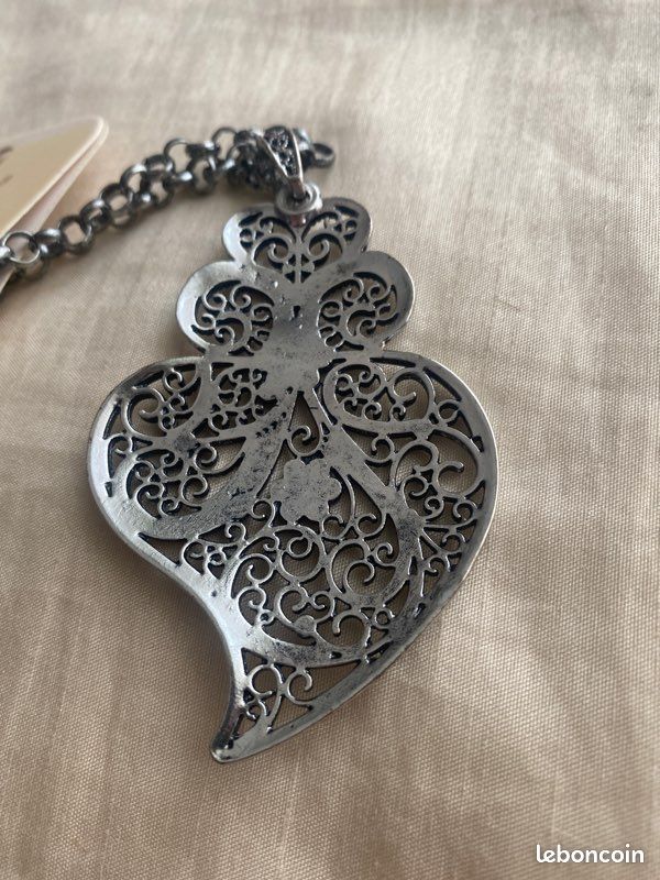 Pendentif Coeur portugais neuf (image 3)