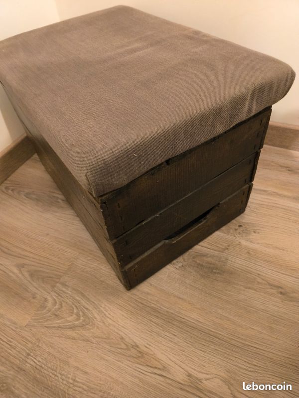 Pouf en caisse de pomme (image 2)