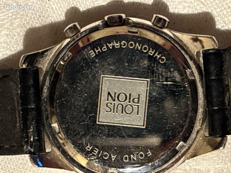 Louis Pion Chronographe – Quartz Miyota FS01 – Cadran noir (image 2)