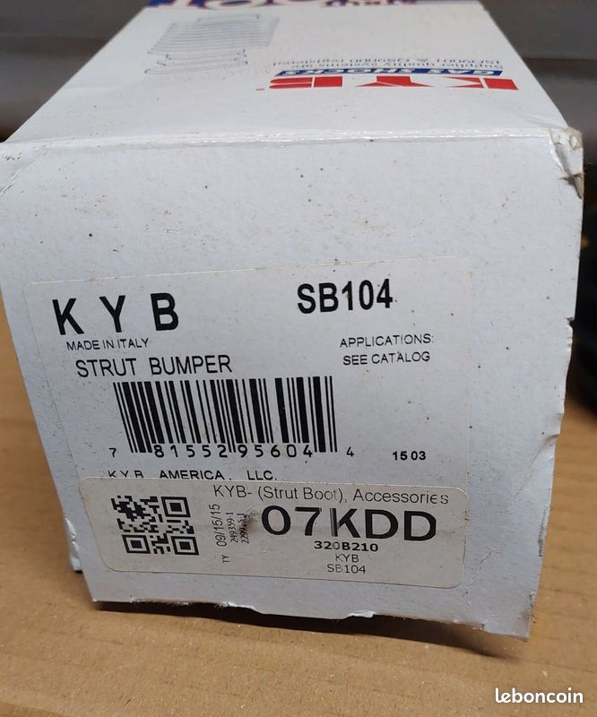 Paire de kits protection amortisseur KYB SB104 – NEUFS (image 2)