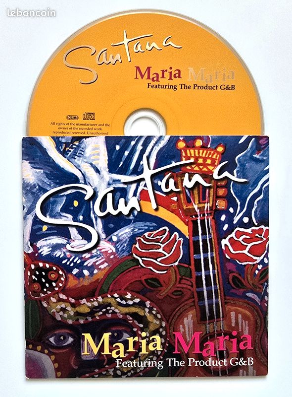 SANTANA - Maria Maria (CD Single 2 Titres) (image 1)