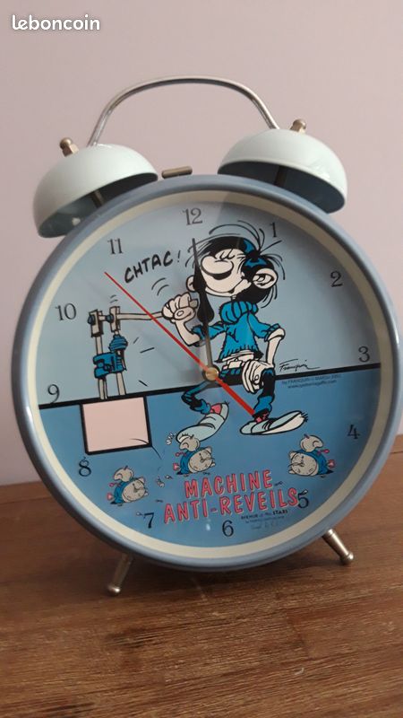 Figurine Gaston Lagaffe - Le réveil - Collection