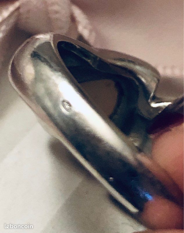 Bague argent bague original Yves Saint Laurent taille 53 soit 16,8mm (image 5)
