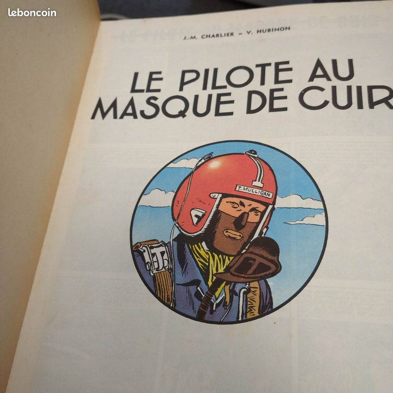 BD Buck Danny eo 1971, le pilote au masque de cuir (image 3)