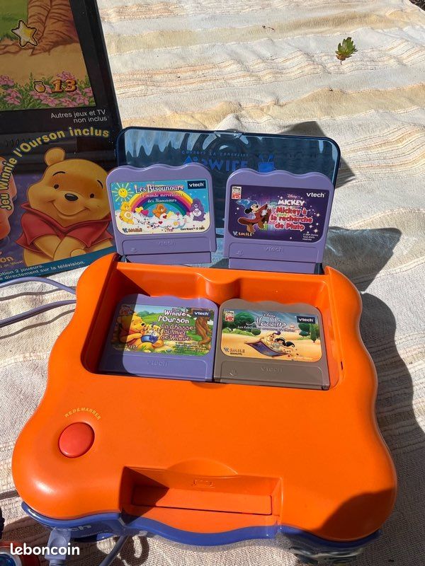 Console retro Vtech [URL masquée pour votre sécurité] + manettes et jeux (image 3)