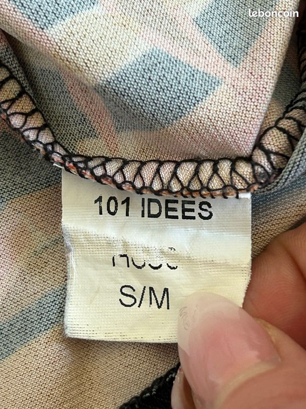 Robe imprimée à bretelles 101 idées taille S/M TBE (image 10)