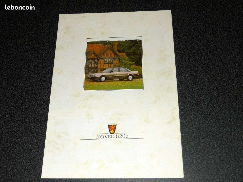ROVER 820e et 827i- 3x brochures catalogues - années 1990 (image 1)