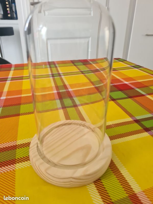 Cloche en verre déco (image 1)