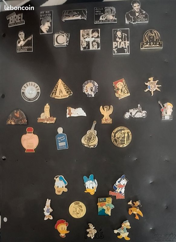 Lot pin's collection CHANSON-JOHNNY-DONALD (image 1)
