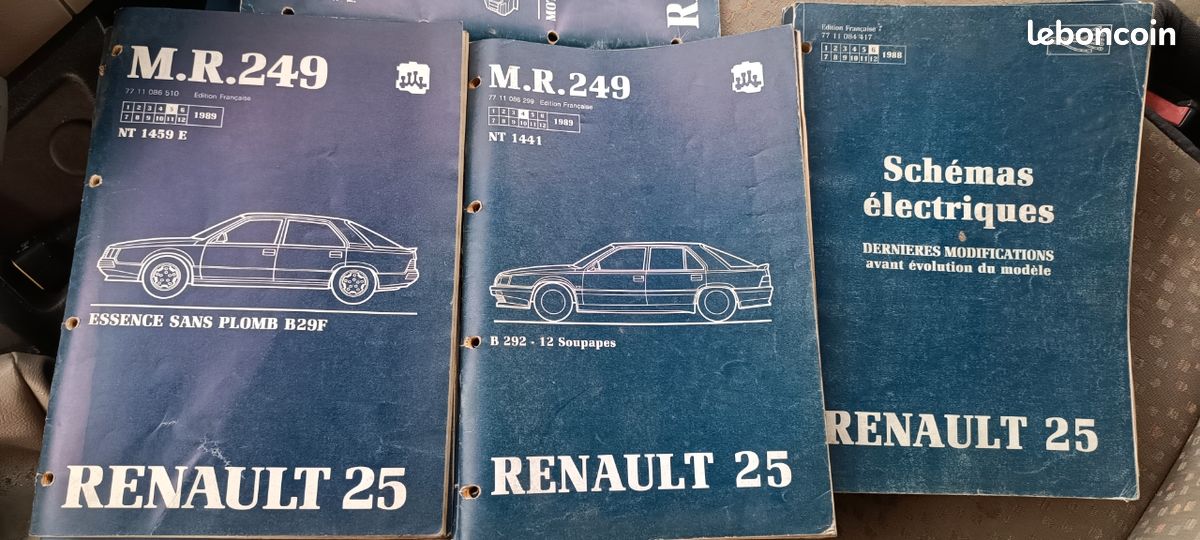 Manuel De Réparation Renault 25 N°249 | Livre D'atelier Occasion Pour Entretien Et Réparation