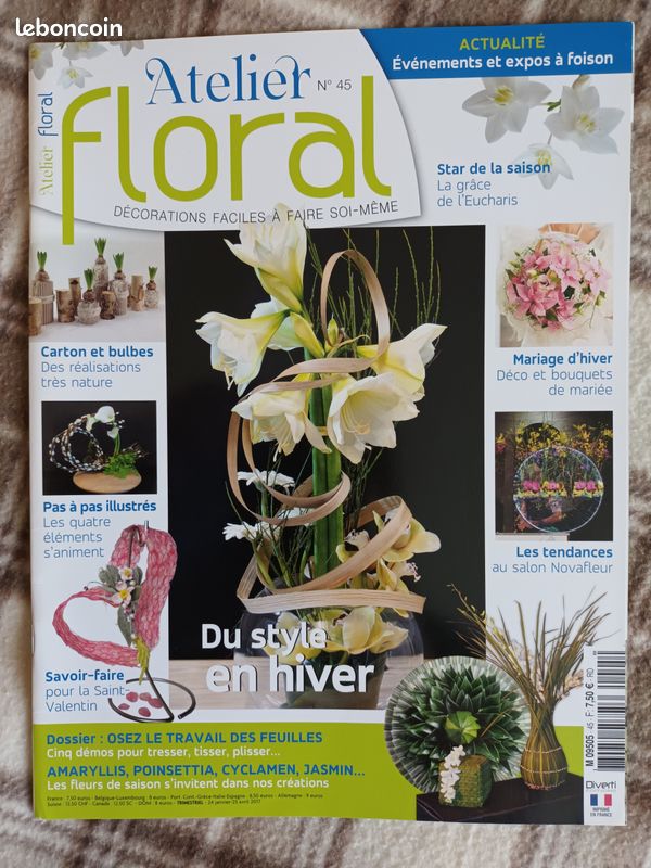 2017– Lot de 2 Magazines Atelier Floral (image 4)