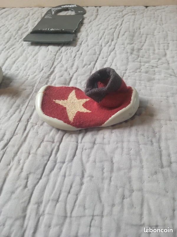 Chaussons bébé antidérapants Collégiens 18/19 (image 14)