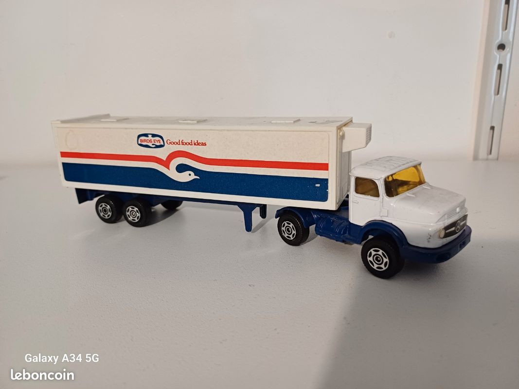 CAMION MOPLAS SISPLA FIAT semi-remorque TOTAL 1/64 no 1/43 1/50 mercury